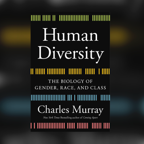 Book cover for "Human Diversity" by Charles Murray.